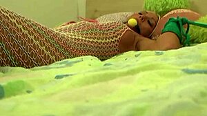 i tied up starri knight and groped her big tits