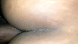 cheating ebony milf gets backshots at home