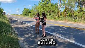 wives sneak out for hardcore orgy fun with eliane furacao and lorrany exotica