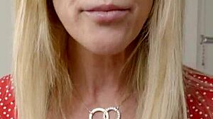 Blonde MILF Brandi Love and Kiara Cole Engage in Hardcore Spanking Leading to Steamy Threesome with Blowjobs and Cunilingus in Vertical View