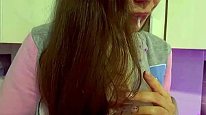 wild brunette fucks hard in futuristic kitchen party