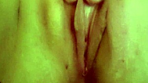 Rubbing my horny pussy with fingers, feeling so wet and ready!