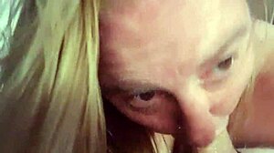 afternoon blowjob with big cock swallow