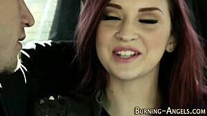 Is this goth whore craving intense anal fucking with tattoos?