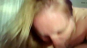 afternoon blowjob with big cock swallow