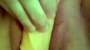 Rubbing my horny pussy with fingers, feeling so wet and ready!