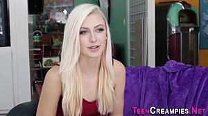 cute ass teen 18+ gets creampied in doggystyle