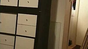 Norwegian Girl Changes Clothes