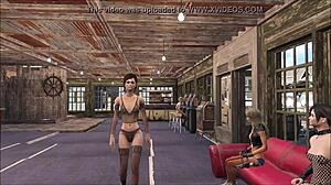 Fallout 4 beauty vertigo fashion in anime hentai brunette