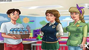 Summertimesaga: Exhausted Teen Gives Her Milk In Episode 1 86