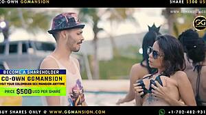 Blonde slut in red tights gets wild at GGmansion. I can’t even handle her sexy moves!