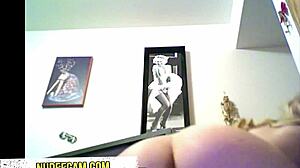 Intriguing webcam show featuring a nice cute blonde in front of the camera.