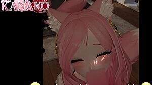 Catgirl In Cosplay Craves Your Cum In Her Mouth!