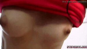 i watch my czech teen step sis squirt while suspended