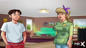 Summertimesaga: Exhausted Teen Gives Her Milk In Episode 1 86