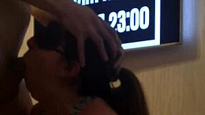 irina plays hot blowjob games with me