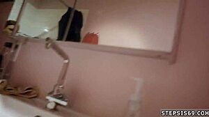 teen babe showers in hd, blue balled frustration builds