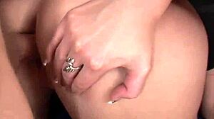 Bisexual femdom group forces first cock sucking in threesome