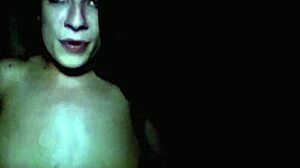 Teen Intensely Rides Cock Outdoors