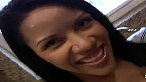 Frankie wins handjob from cayden moore party