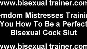 Hey, you're gonna deepthroat that dildo every inch in this fetish bdsm bisexual humiliation group