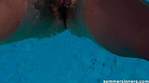 just swimming, then banging hard