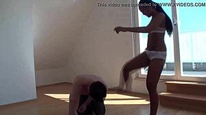 Young Femdom Goddesses Humiliate Slave Men