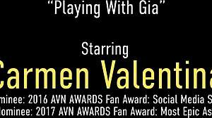 Hot Beauties Carmen Valentina And Gia Love Tongue Fuck Until They Cum