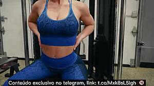 Brazilian Prostitute Gets Fucked By Trainer In Empty Public Gym Outdoors