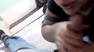 she sucks my whole cock now