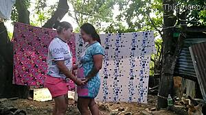 I tricked my girlfriend with her best friend for pussy licking