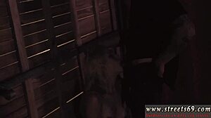 Hardcore orgasm with girl dominating guy in bondage.