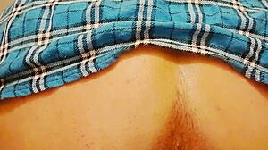 Viewer's Angle on Anal Trans Encounter