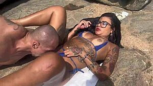 I fucked my hot friends on nudist beach with everyone watching