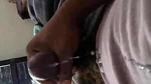 Jay says, 'Watch me shoot this big load from my monster cock'