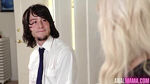 Overprotective Stepmom London River Feels Intense Emotions During Hardcore Anal Assfucking with Petite British Amateurs