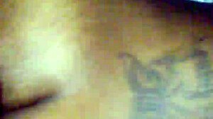 Check out that fat ass in the hood, wet and tattooed