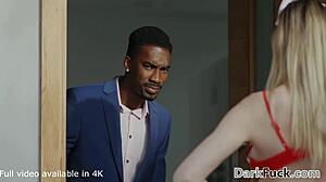 Sexy nurse Anny Aurora charms a big black cock in the hospital.