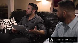 hey, watch femdoms victoria voxxx and casey calvert lead bisexual husbands in hot orgy!