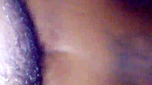 Check out that fat ass in the hood, wet and tattooed