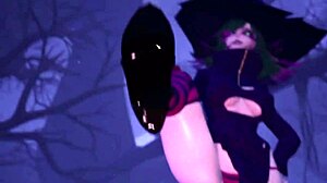 Intense game session where the sadistic sister dominates in under the witch play 02