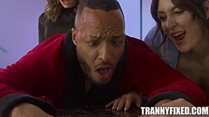 Ski Mask Bandit Korra Del Rio Joins Charlotte Sins and Dillon Diaz for Taboo POV Action