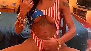 Adore This Beautiful Brazilian Transsexual's Big Ass