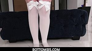 I'm So Horny For My Stepmom Krissy Knight, Giving Blowjob And Fucking Her Ass