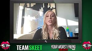 Kay lovely shares christmas backstage interview secrets with team skeet