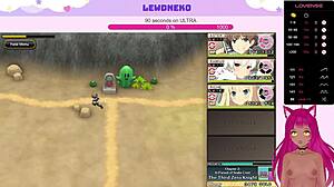 lewdneko intensely plays evenicle