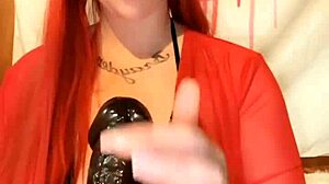 White Girl with BIG BOOBS Gives JOI for HUGE BBC