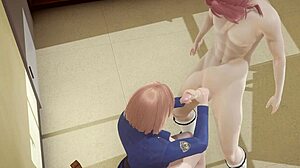 hey, check nobara kugisaki in jujutsu kaisen hentai getting handjob and drilled hard