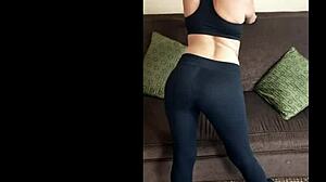 Nicci Taylor's 1980s Black Cock Workout Gets Steamy