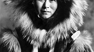 Eskimo Nell shows her hairy pussy